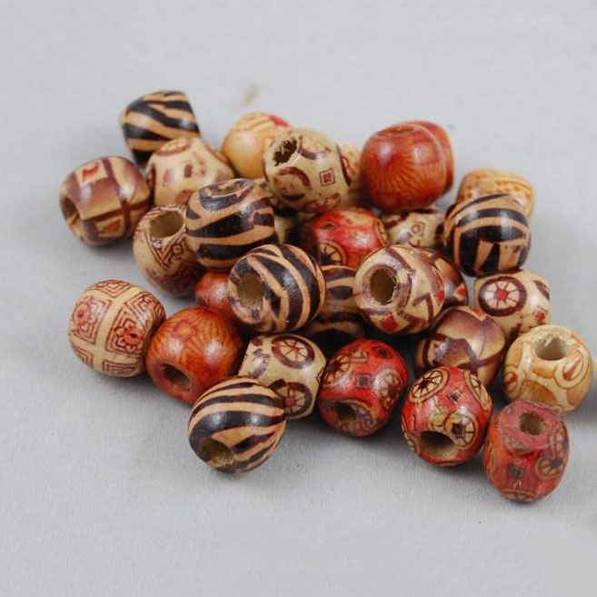 Fiasrel Assorted Floral & Wooden Beads - DIY Handmade Jewelry 