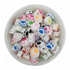 Fiasrel 10mm diy soft clay beads with mixed-color small animals