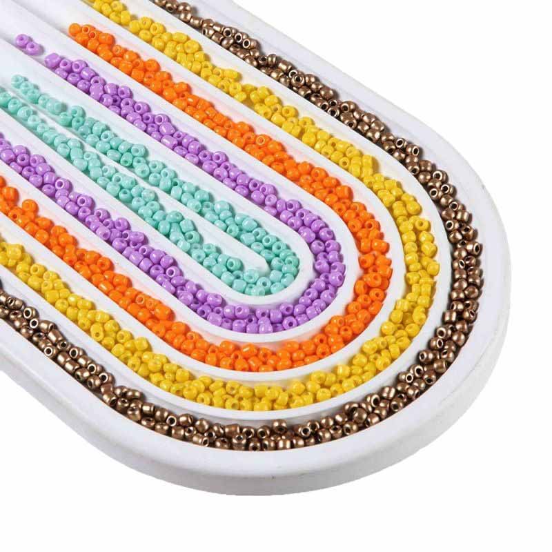 Fiasrel 50g Coated Seed Beads 2-4mm DIY Use
