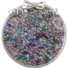 Fiasrel 10g Two-Tone Aurora Glass Round Beads Seed Beads