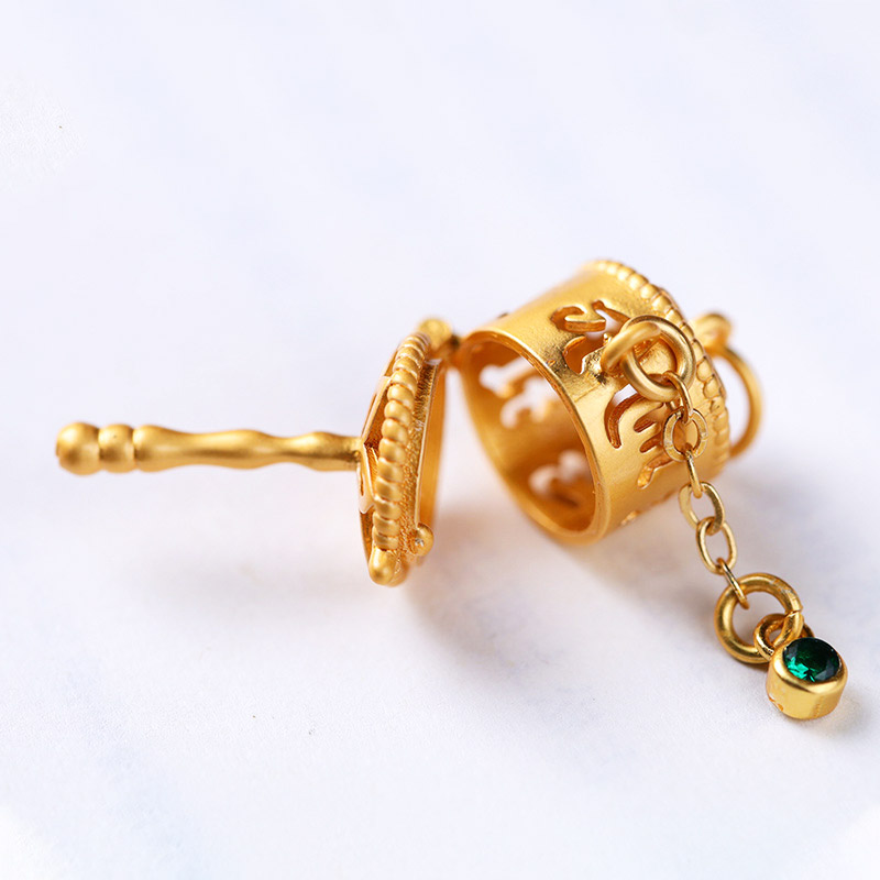 Fiasrel DIY Hollowed-out prayer wheel