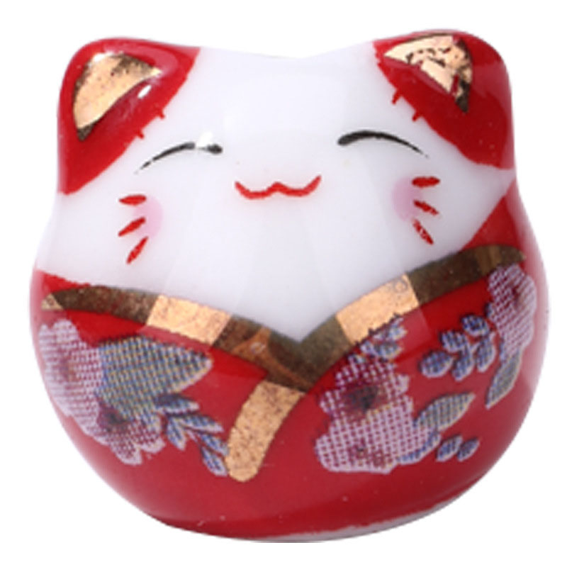 Fiasrel A-style Maneki Neko Ceramic beads