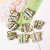 Fiasrel diy hand-painted butterfly ceramic beads
