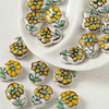 Fiasrel Tulip perforated ceramic beads