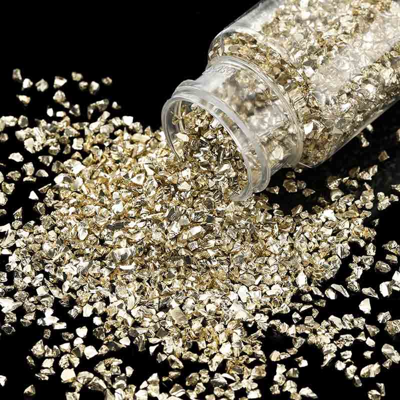 Fiasrel Vintage Handmade 3mm Silver-Lined Glass Seed Beads, 30g/Bottle