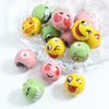 Fiasrel 14mm 10pcs Expression Smiley face pearl