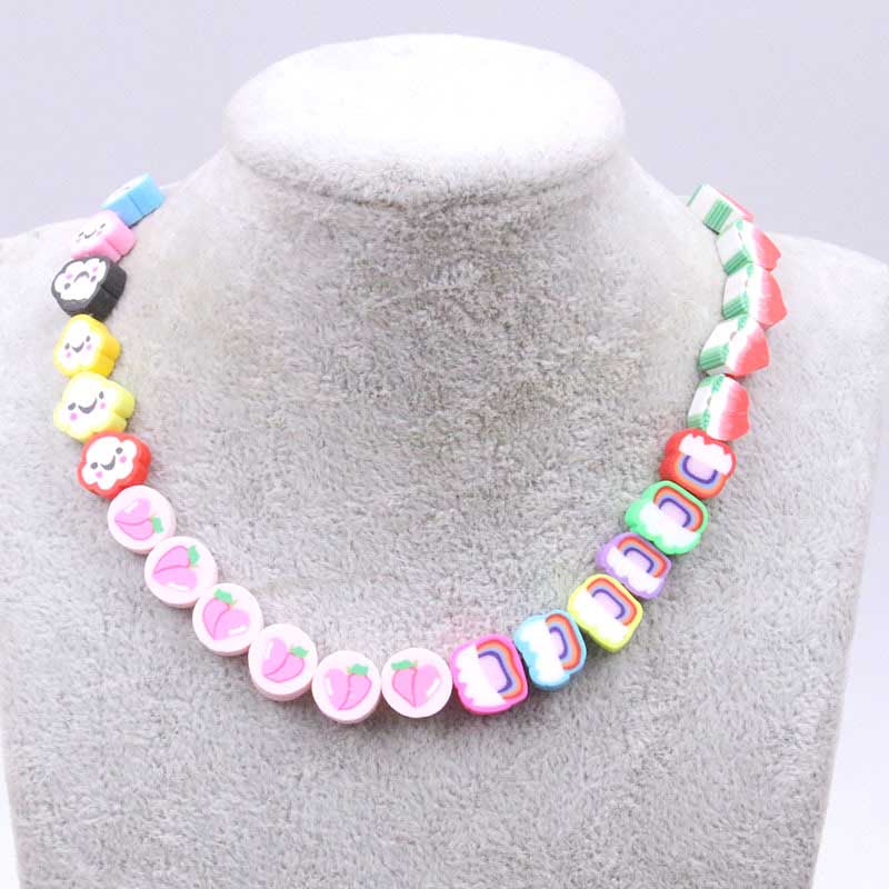 Fiasrel 20pcs Mixed style and color soft clay beads