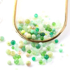 Fiasrel Mixed-Size Frosted Glass Seed Beads – DIY Craft for Phone Charms Beads
