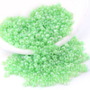 Fiasrel 2-4mm Cream-Colored Glass Seed Beads - 450g Pack of Candy-Colored 