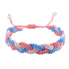 Fiasrel 2pcs Macaron multi-layered color bracelet