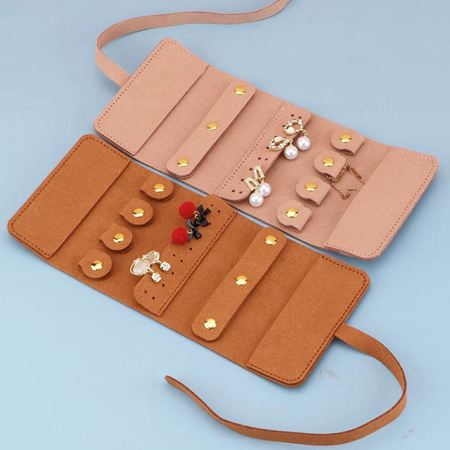 Fiasrel Portable travel jewelry storage bag