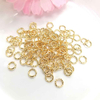 Fiasrel 50pcs 14k gold-plated color-preserving diy open ring