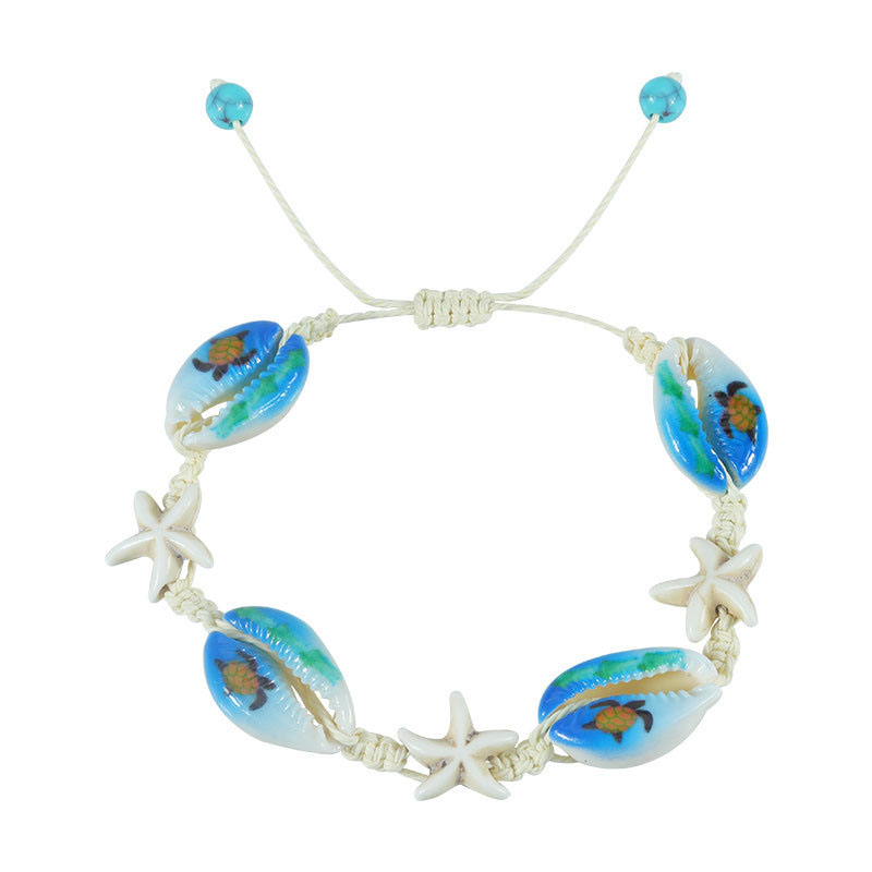 Fiasrel Bohemian-style ocean bracelet necklace