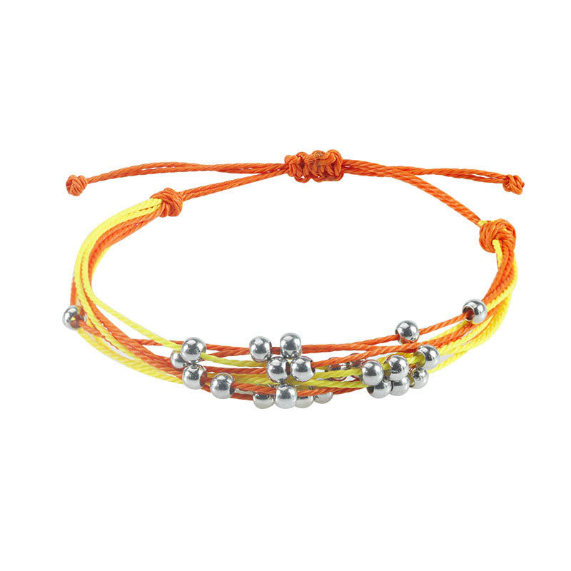 Fiasrel Hand-beaded woven bracelet