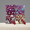 Fiasrel 11.5*11.5cm Chinese-style double-zipper jewelry bag