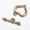 Fiasrel 10pcs Heart Shaped OT Clasp Buckle for DIY Jewelry Making Necklace Bracelet Connector