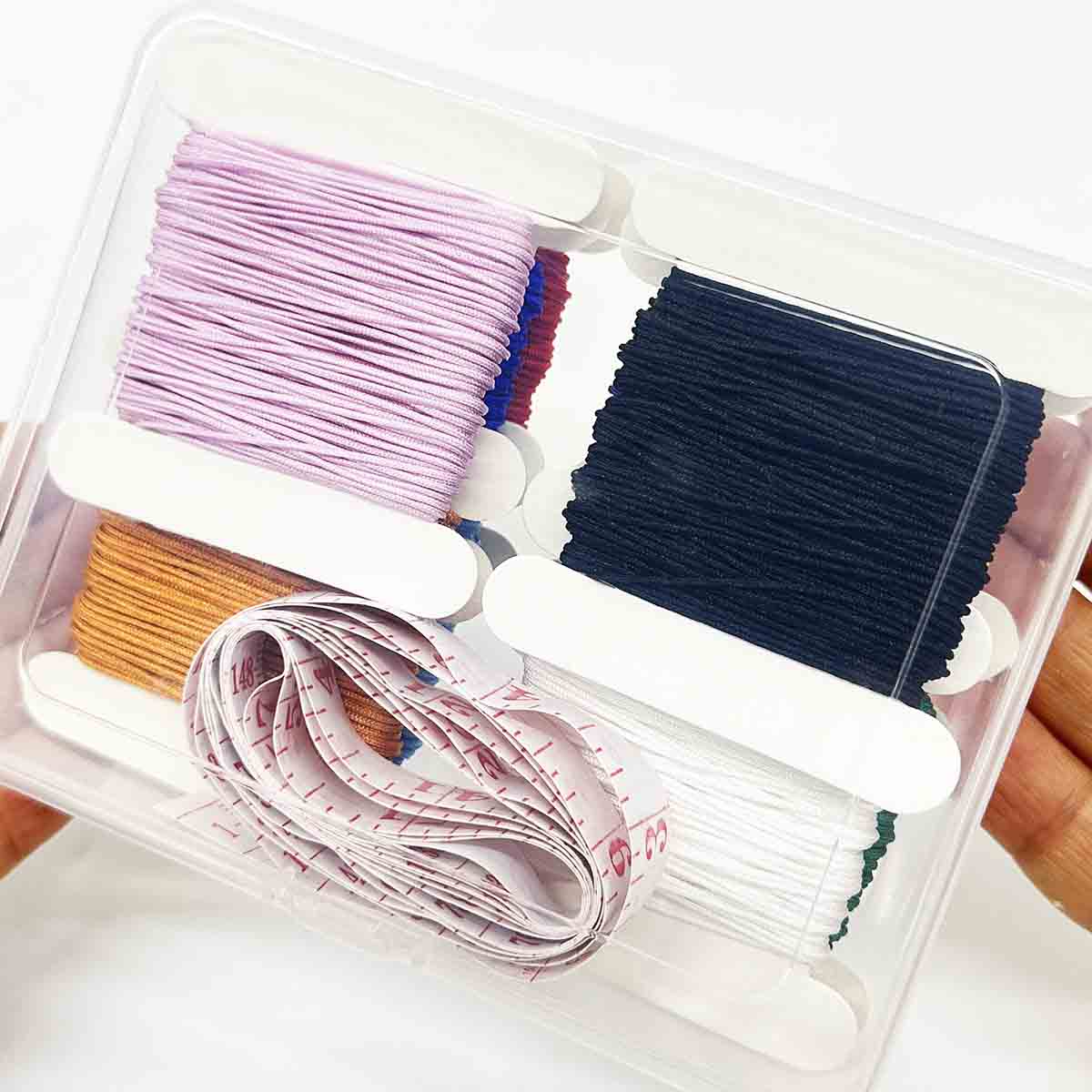 Fiasrel No.72 0.8mm 10pcs/set Normal Color Nylon Cord Beading Thread Braided Rope String for Jewelry Making DIY Craft