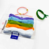 Fiasrel 10color 1MM 10Yards Colorful Twisted Cotton Rope DIY Jewelry Making Cotton Cord Kit