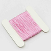 Fiasrel 10yards/lot 0.6mm 10pcs Pink Series DIY Jewelry Jade Thread Knot Beading String