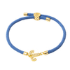 Fiasrel 18K Gold Plated Zodiac Sign Slide String Cord Friendship Bracelet Astrology Horoscope Bracelets