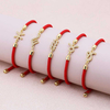 Fiasrel Woven Colourful Adjustable Bracelet 12 Constellations Bracelet Gifts