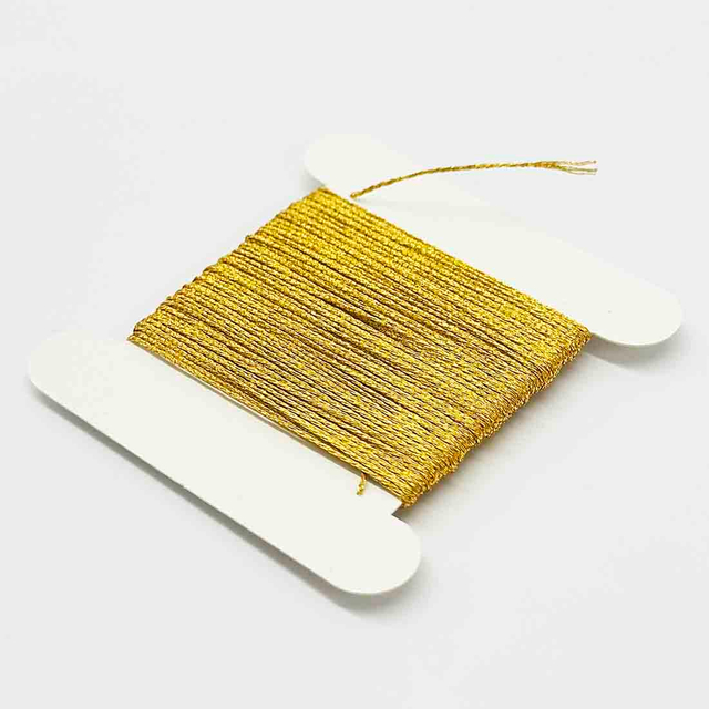 Fiasrel 10yards/pcs 3strands 6strands 9strands Gold Thread Cord String