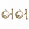 Fiasrel 10pcs Zinc Alloy Mermaid Charms OT Clasps