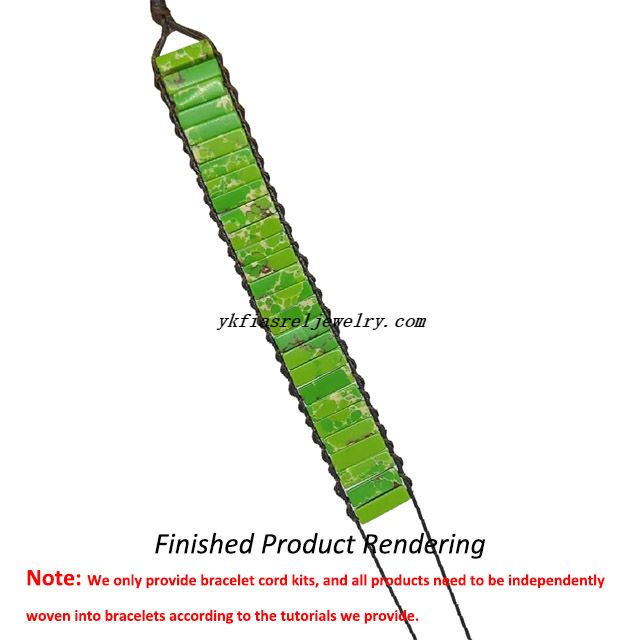 New Designer Fashion Jewellery Green Natural Beaded Stone Bracelet Thread for Men Women