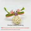 Summer Fashion Handmade Rabbit Charm Bracelet Braided Rope Beads Bracelets Thread