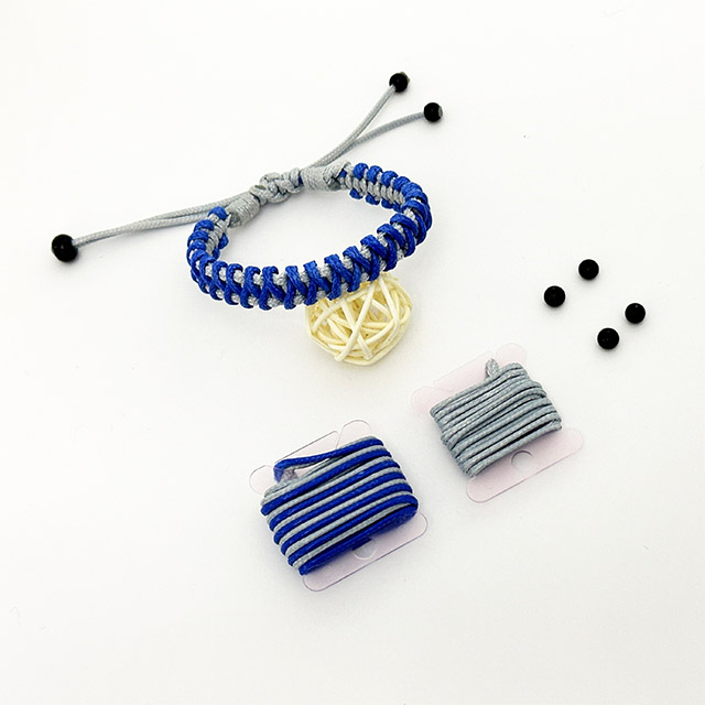 Wholesale Flat Wax Thread Braided Polyester Bracelet Thread