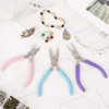 Fiasrel 3pcs Needle Nose Chain Nose Round Nose And Wire Cutter Jewelry Pliers Kit