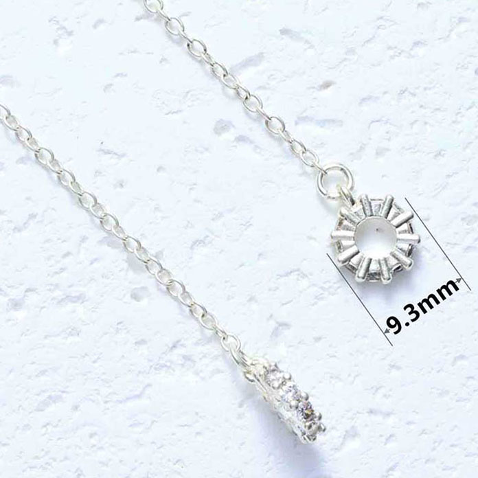 Fiasrel 5pcs Necklace Butterfly Pendant Chain Extension End Tails Drop Bead Charms for Delicate Necklace Bracelet Making