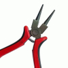 Fiasrel Jewelry Pliers Tools Long Needle Round Flat Bent Cutting Plier Scissors Kit for DIY Jewelry Craft Making