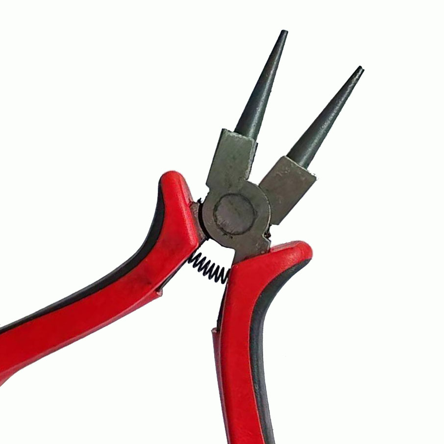 Fiasrel Jewelry Pliers Tools Long Needle Round Flat Bent Cutting Plier Scissors Kit for DIY Jewelry Craft Making