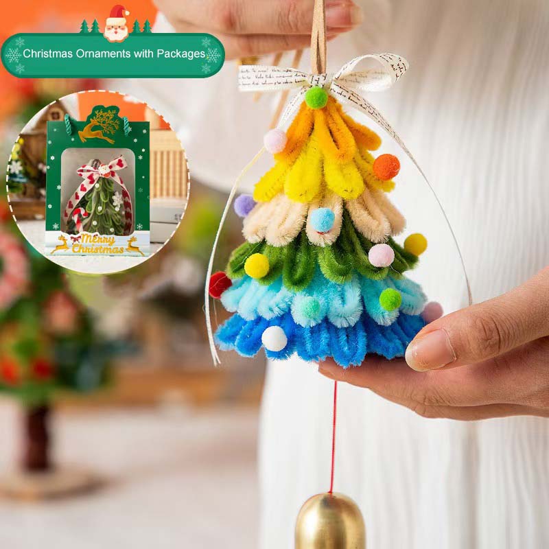 Fiasrel Christmas Ornaments Christmas Tree Handmade DIY Material Packages Homemade Creative Gifts