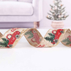 Fiasrel 2 Meter Christmas Tree Bow Wreath Wrapped Decorations Hanging Ornaments Christmas Gift Packaging Ribbon