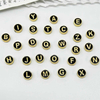 Fiasrel Letter Beads Kit: Mix Alloy Letter Beads Alphabet A-Z Letter Charm Beads for Bracelets Necklace Making Accessories