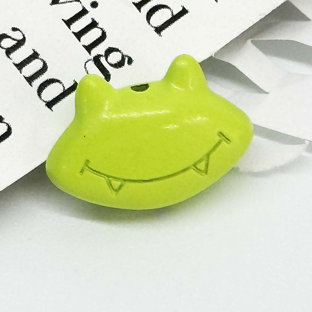Fiasrel 10pcs Single-Eyed Monster Beads for Jewelry Making