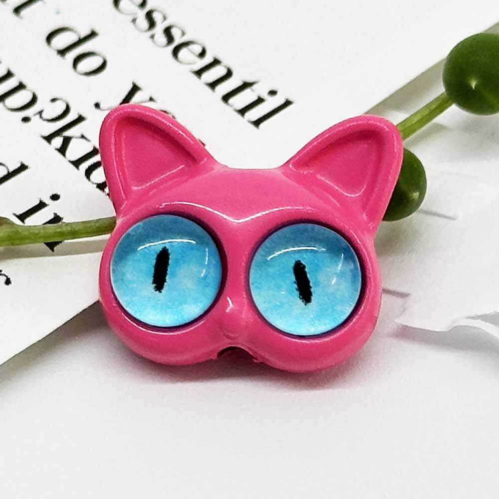 Fiasrel 10pcs Jewelery Personalised Fine Gifts Quirky Black Cat Beads