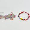 Fiasrel 100/500pcs Fluorescent Acrylic Alphabet Beads for Making Bracelet Necklace Earrings Keychain Jewelry Accessories