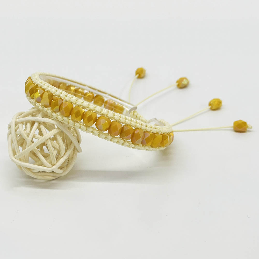 Fiasrel 10color Jewelry Handmade Woven Bead Adjustable Bracelet