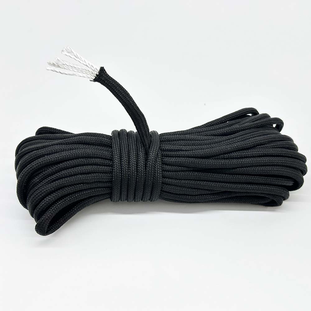 Fiasrel 10Yards 4mm Thick Braided 7-Core Paracord Rope for Camping, Hiking, Jewelry Making And DIY Projects