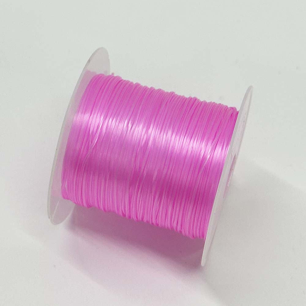 Fiasrel 21Rolls Mixed Color Elastic Beading Thread Flat Elastic Crystal String for DIY Beading Bracelet Necklace Jewelry Making Craft Supplies