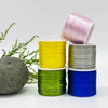 Fiasrel 1.5mm 5rolls Macaron Series Color Chinese Knotting Silk Macrame Cord for Jewelry Making Bracelet Necklace DIY Supplies