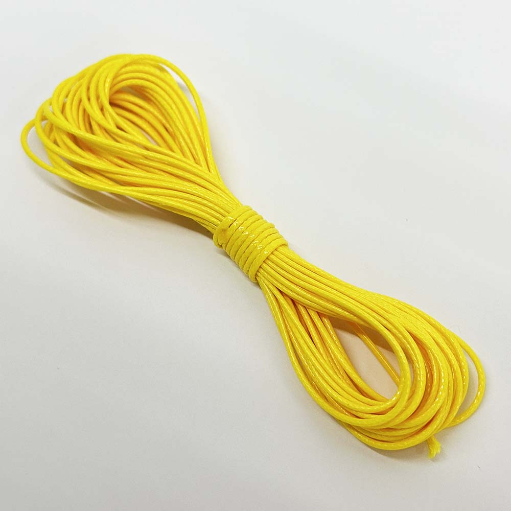 Fiasrel 1pc 5yards Waxed Cord Rope Polyester Thread String for DIY Jewelry Bracelet Necklace Making Craft Supplies 0.5/0.8/1.0/1.5/2mm