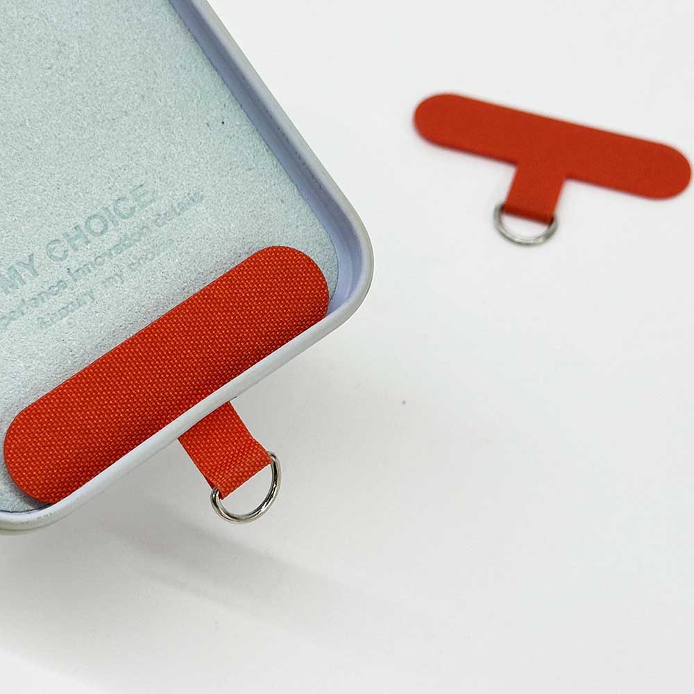 Fiasrel 5pcs Universal Mobile Phone Lanyard Strap Gasket Anti-lost Nylon Detachable Phone Hanging Cord Patch Sling Tether Pad