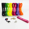 Fiasrel 5m/lot 10m/lot 30Color 0.5mm 0.8mm 1.0mm 1.5mm 1Set DIY Braided Handmade Polyester Leather Thread String Wax Thread String Strap for DIYJewelry Bracelet Making Macrame Crafting Supplier