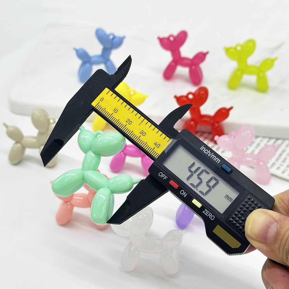 Fiasrel 5/10/20pcs Cute Animal Charms Mobile Phone Accessories Keychain Jelly Balloon Dog Keychains for Women Cute Girls Key Chain Key Chains Accessories