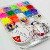 Fiasrel Flat Clay Beads Bracelet Making Kit with Pendant Elastic Strings Letter Beads and Tools for DIY Jewelry Bracelets Necklace Ornaments Craft Making 