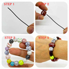 Sporty Acrylic Beads Kit: Acrylic Football Baseball Basketball Soccer Volleyball Softball Beads for DIY Jewelry Crafts Making